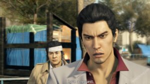 Screenshot from yakuza kiwami chapter 10 shape of love featuring kiryu and date