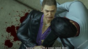 Screenshot from yakuza kiwami chapter 10 shape of love featuring shinji