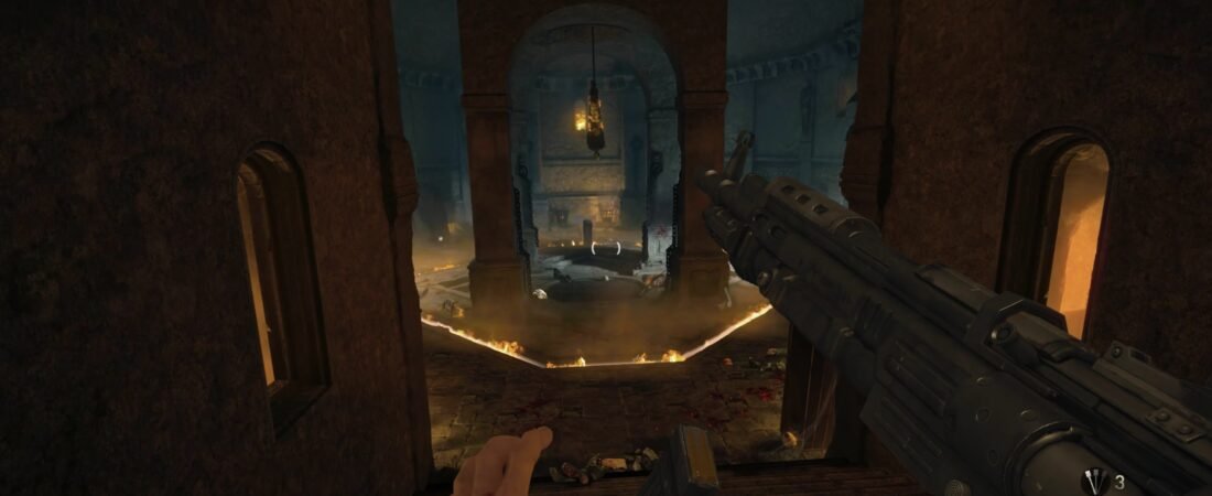 Wolfenstein The Old Blood Antechamber Survival Challenge