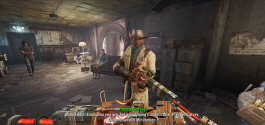 fallout 4 meeting preston garvey in the museum of freedom