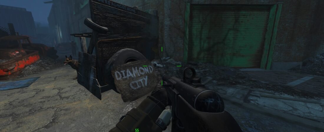 fallout 4 arriving to diamond city
