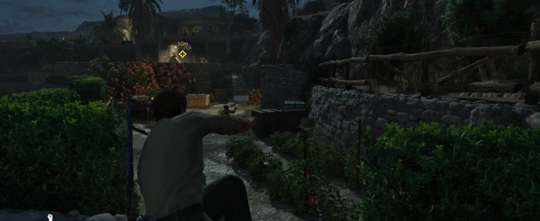 entering ludovici's villa